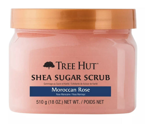 Exfoliante corporal Tree Hut de Azúcar marroquí de karité rosa - Eva Store