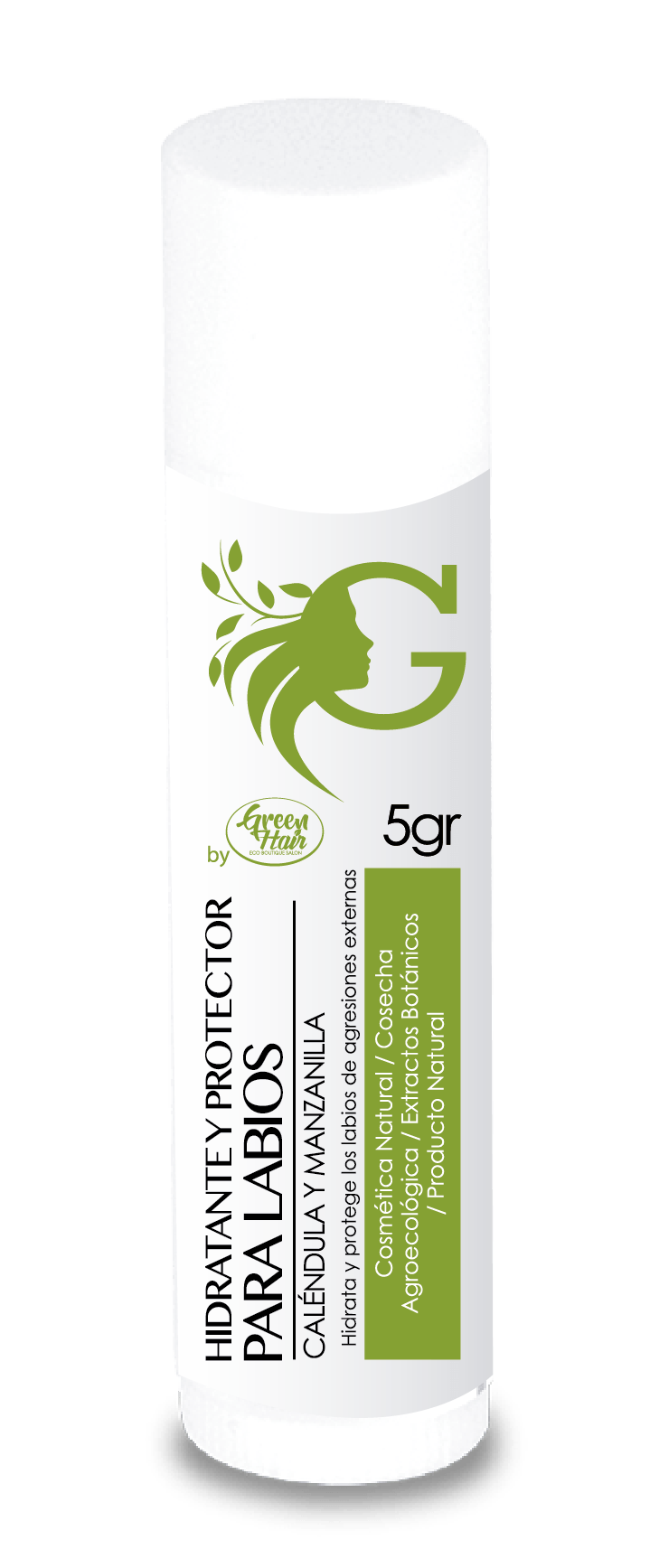 Hidratante para Labios de Manzanilla y Caléndula by Green Hair