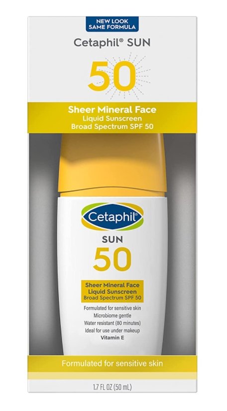 Protector Solar líquido Cetaphil SPF 50 - Eva Store