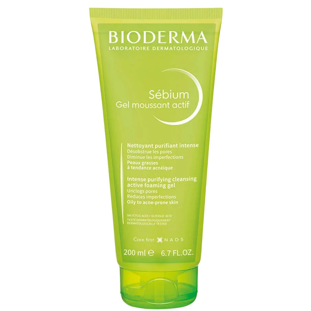 Gel Limpiador Bioderma Sebium Moussant Actif