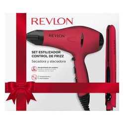 Set Revlon Frizz Control Plancha y Secador Ionico