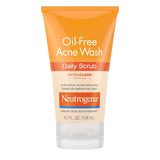 Exfoliante Oil-Free Acne Wash Neutrogena con ácido salicílico