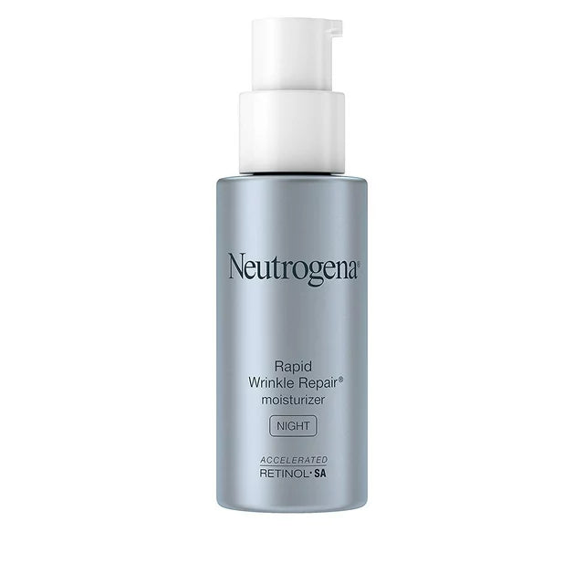 Crema Antiarrugas Neutrogena Wrinkle Repair con Ácido Hialurónico y Retinol.