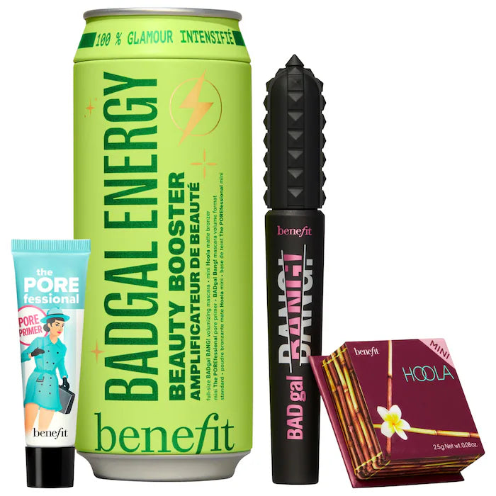 Set Benefit BADgal Energy: Mascara, Pore Primer & Bronzer Trio