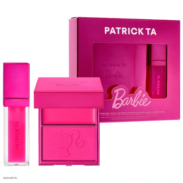 Set Rubor y Labial Patrick Ta x Barbie™ Blush Duo and Lip Plumper Set