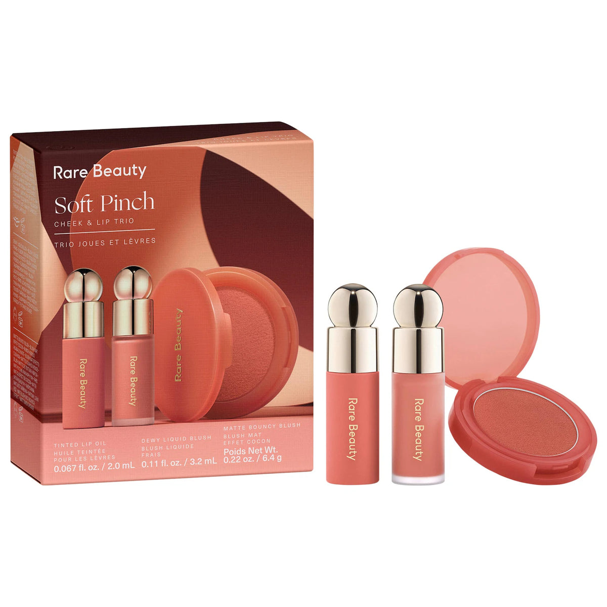 Set Rare Beauty Soft Pinch Cheek and Lip Trio