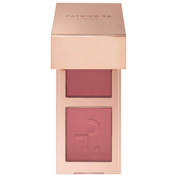 Rubor Patrick Ta Mini Major Headlines Double-Take Crème & Powder Blush Duo
