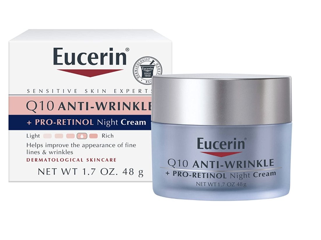 Crema Hidratante de noche Eucerin Anti arrugas con Q10 y Pro Retinol - Eva Store