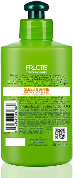 Crema para peinar Sleek and Shine, Garnier Fructis - Eva Store