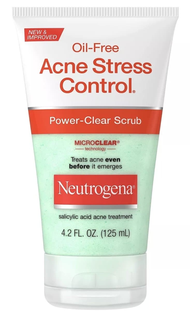 Exfoliante Acne Stress Control Neutrogena con ácido salicílico - Eva Store