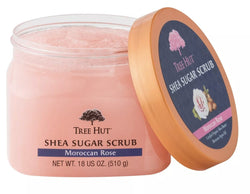 Exfoliante corporal Tree Hut de Azúcar marroquí de karité rosa - Eva Store