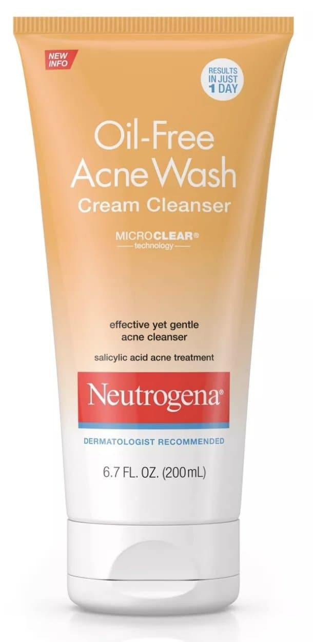 Limpiador en Crema Neutrogena Oil-Free Acne Face Wash - Eva Store