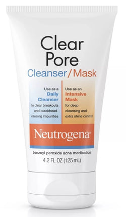 Limpiador/mascarilla doble uso Neutrogena para eliminar puntos negros - Eva Store