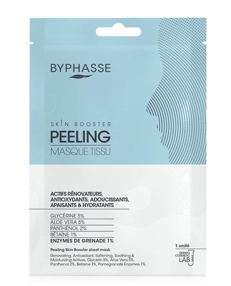 Mascarilla Byphasse tissu skin booster peeling - Eva Store