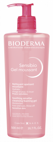 Gel limpiador Sensibio Gel Moussant Bioderma