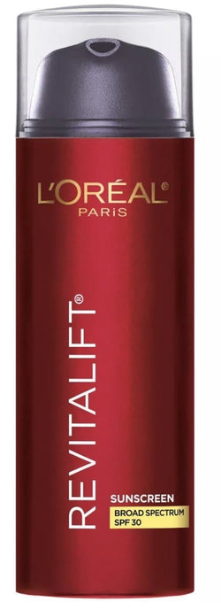 Protector Solar Anti Edad de Triple Acción Loreal Revitalif con SPF 30 - Eva Store