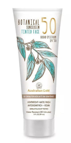 Protector Solar con Color Australian Gold Botanical SPF 50 - Eva Store