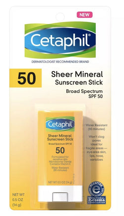 Protector Solar Mineral en Barra Cetaphil SPF 50 - Eva Store