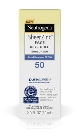Protector Solar Neutrogena Sheer Zinc Mineral SPF 50 - Eva Store