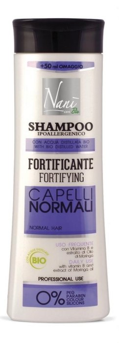 Shampoo fortificante para cabello normal Nani - Eva Store